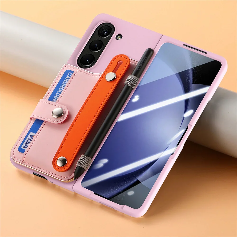 Premium Wallet Case with Card Slot, Screen Protector, Pen Holder & Wrist Strap - No Pen Included