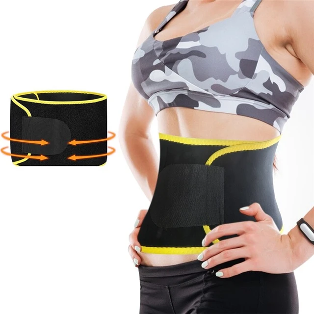 Women Slimming Belt Fitness Corset Waist Support Adjustable Sweat