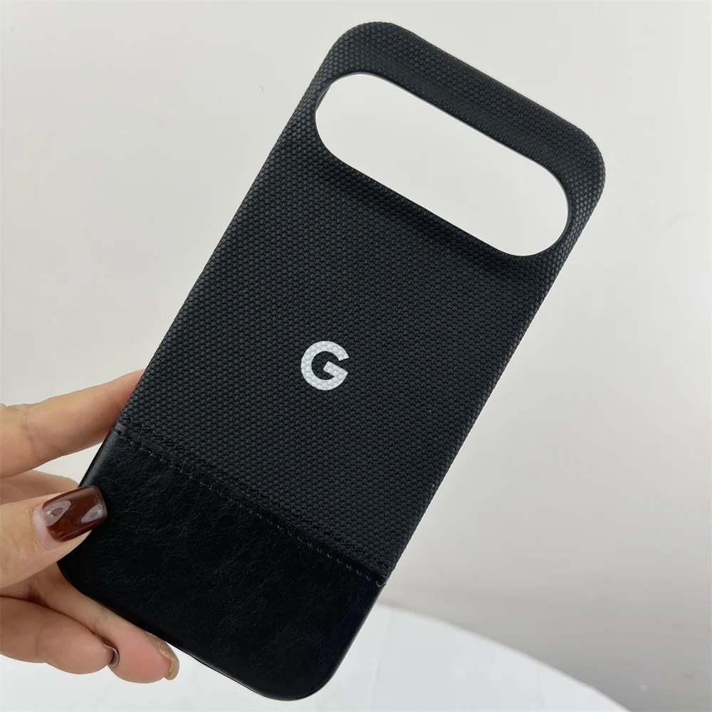 Luxury Matte Cotton Linen Leather Phone Case - Fashionable Simple Shockproof Protection Cover