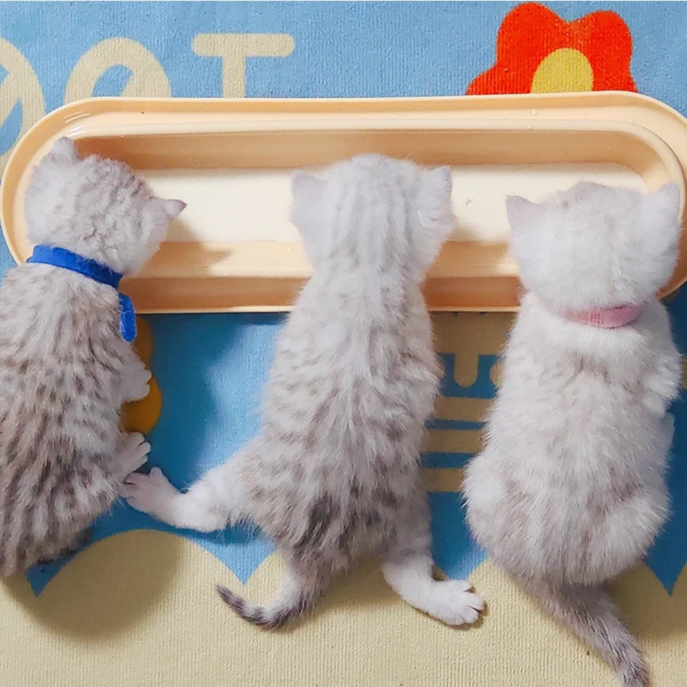 

SWEETHOME Pet Long Feeding Bowl Leakproof Cat Dog Food Feeder Pet Supplies For Multiple Kitten Puppy