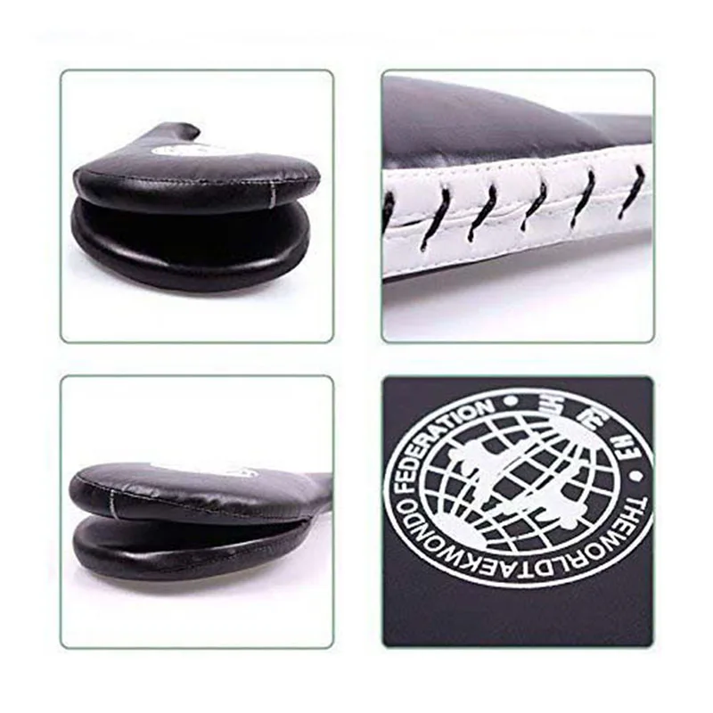 1PC Taekwondo Boxing Pads Children Kick Pad Target Karate Punch PU Rebound Sponge Pads Double Kick Kids Adult Boxing Accessory