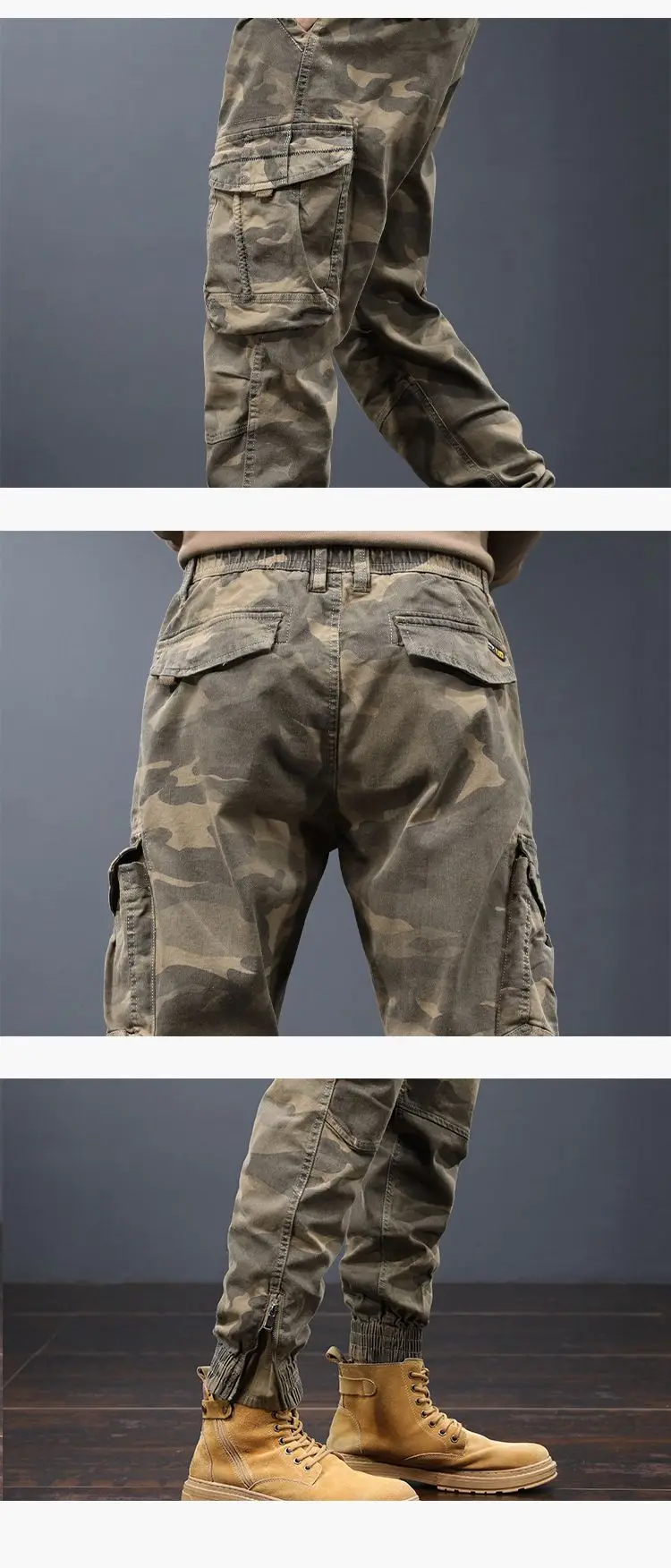High Quality Cargo Pants Men Jogging Casual Pants Full Length Military Mens Streetwear Adults Work Tactical Tracksuit Trousers