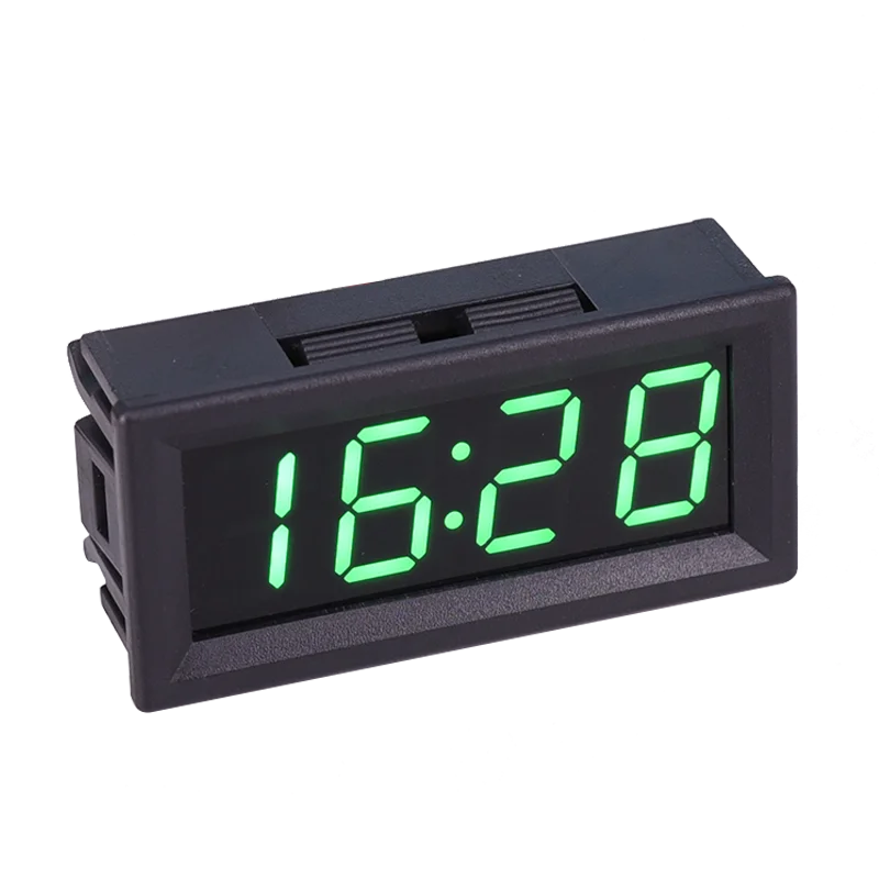 WiFi Network Clock Module Automatic Timing LED Digital Tube Electronic Clock Movement Luminous dc12V In-car DIY Global Time Zone digital clock