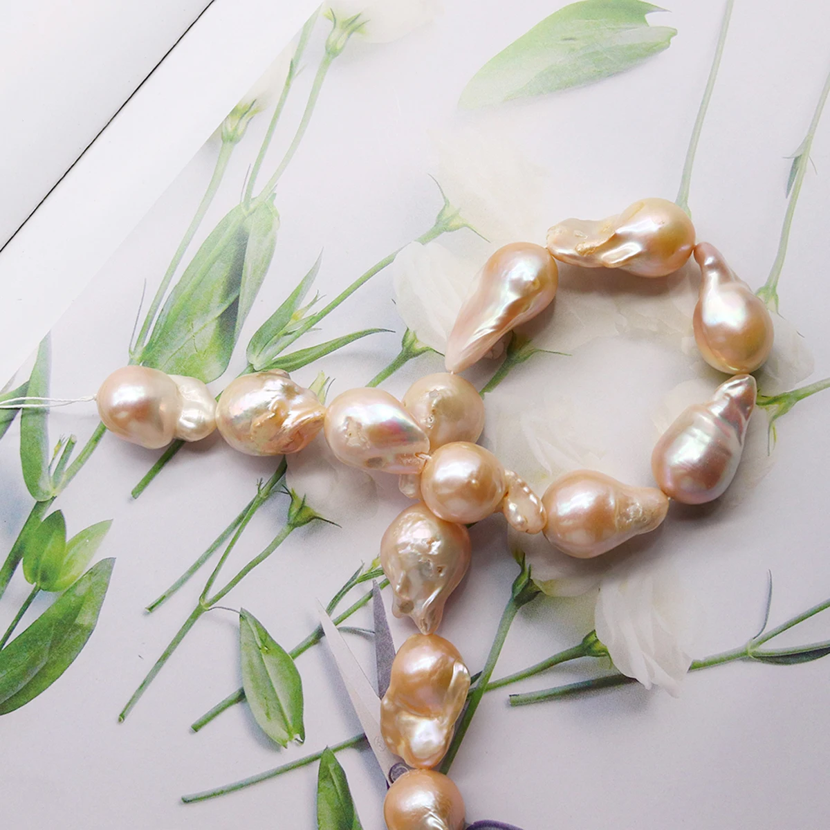 Natural Freshwater Pearl Beads High Quality Pink Baroque Pearl Loose Beads for Jewelry Making DIY Necklace Bracelet  Gift