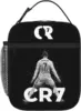 Soccer Lunch Box,Cute Boys Lunch Bag for Soccer Lovers, Reusable Thermal Lunch Box for Women Men Adults School Picnic Work 1