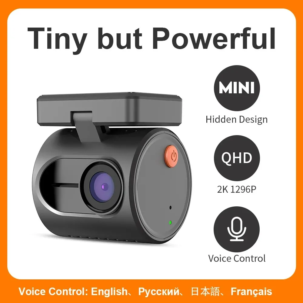 2K Mini Dash Camera Per Auto Dvr Dash Cam Kawa Mini 3 Videoregistratore Controllo Vocale Di Emergenza Visione Notturna Wifi App Monitor Wdr
