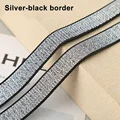 Silver-black border