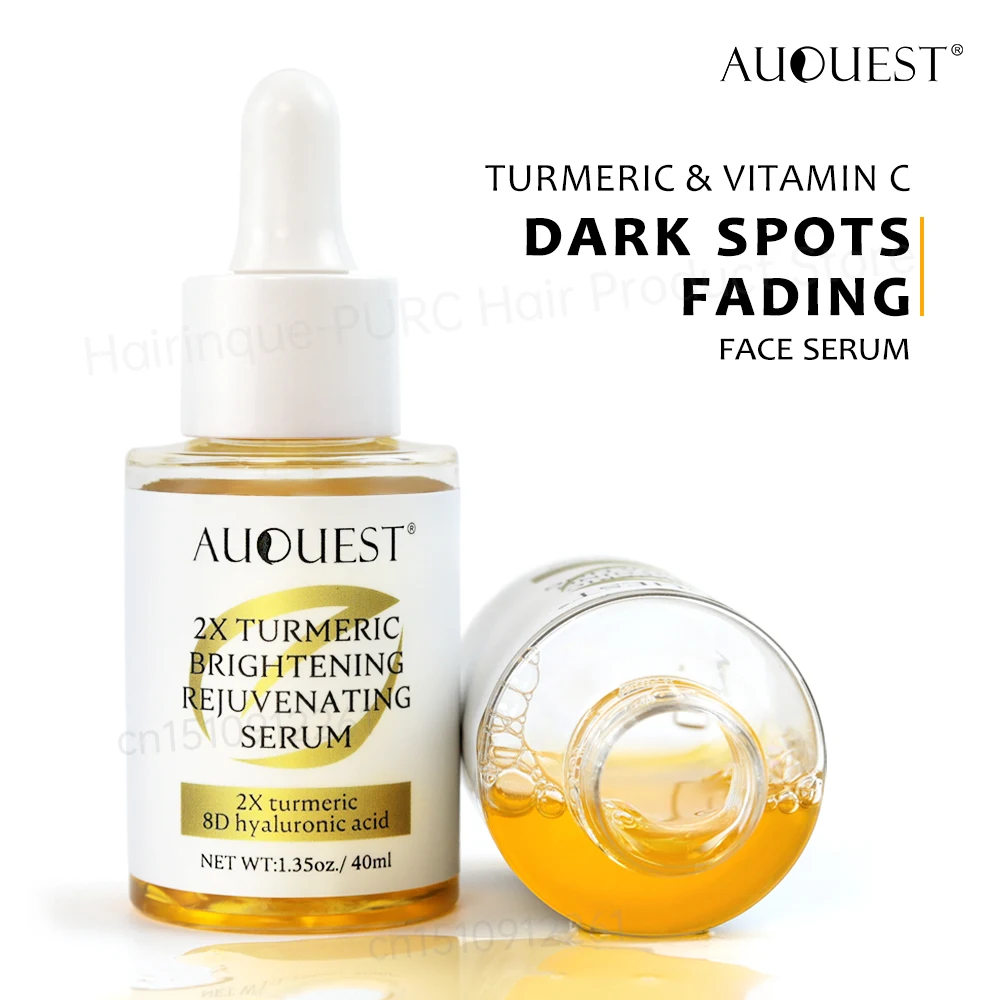 

Vitamin C Face Serum Hyaluronic Acid Collagen Skincare Turmeric Pore Shrinking Brighten Glowing Serum For Women Facial Skin Care