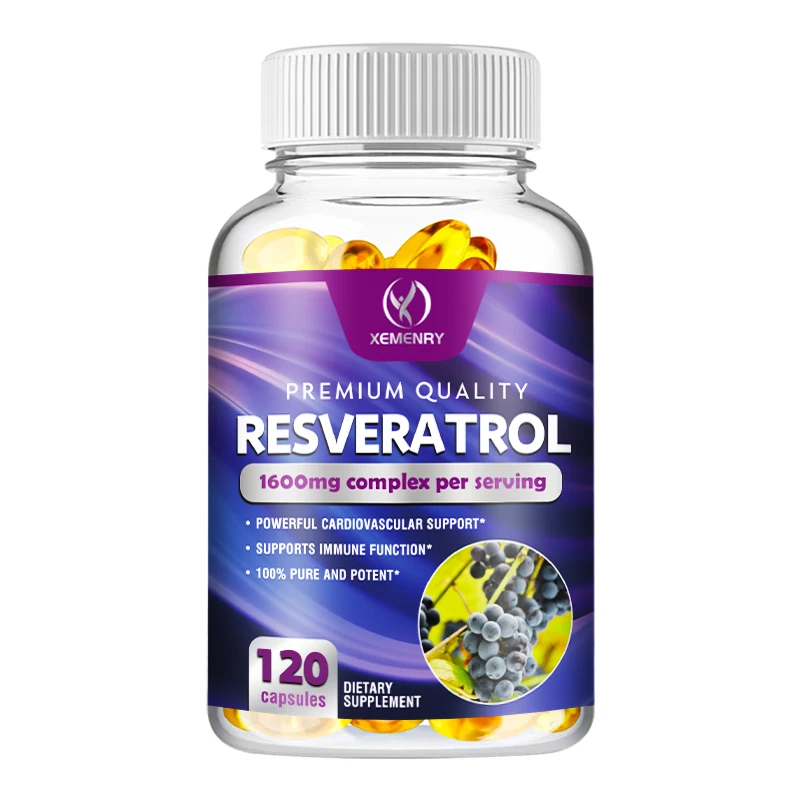 Resveratrol 1600mg Energy and Antioxidant Booster