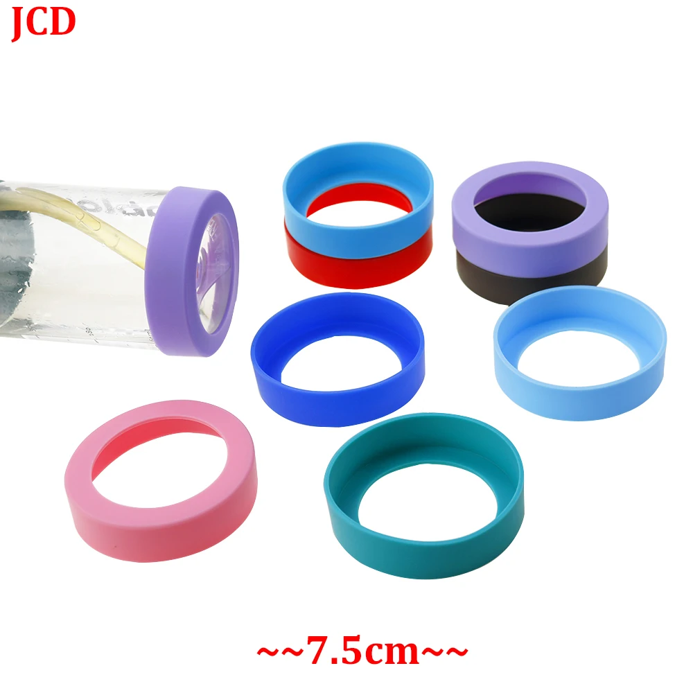 1Pcs 7,5 CM Silikon Tasse Untere Abdeckung Anti-skid Wasser Tasse Schutzhülle Unten Unterstützung Anti Verbrühen Runde Tasse Abdeckung Tasse Pad – Detail 2