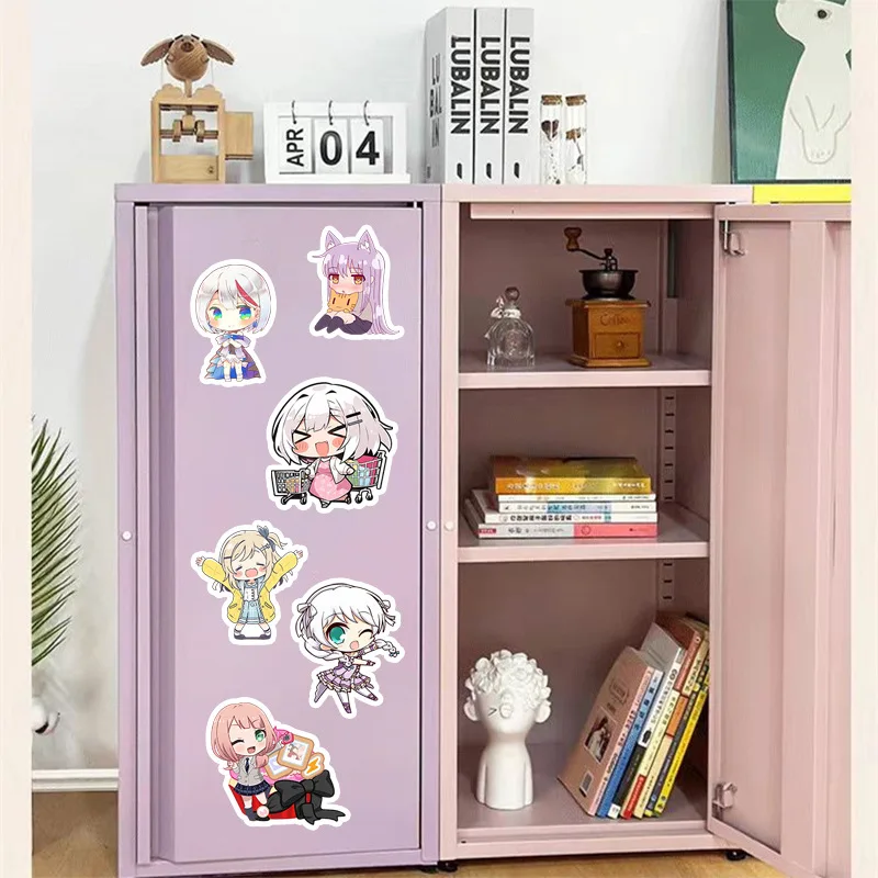 10/50Pcs 귀여운 애니메이션 주변기기 소녀 Anon Chihaya Takamatsu Tomori 장 컴퓨터 노트북 전화 케이스 방수 접착제