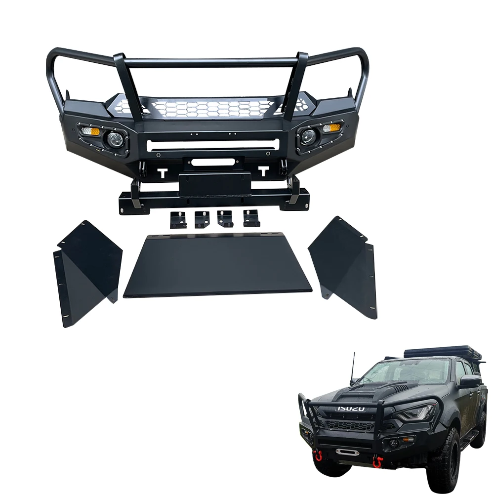 4x4AccessoriesDmaxFrontSteelBumperGuardBodyKitBullBarCar