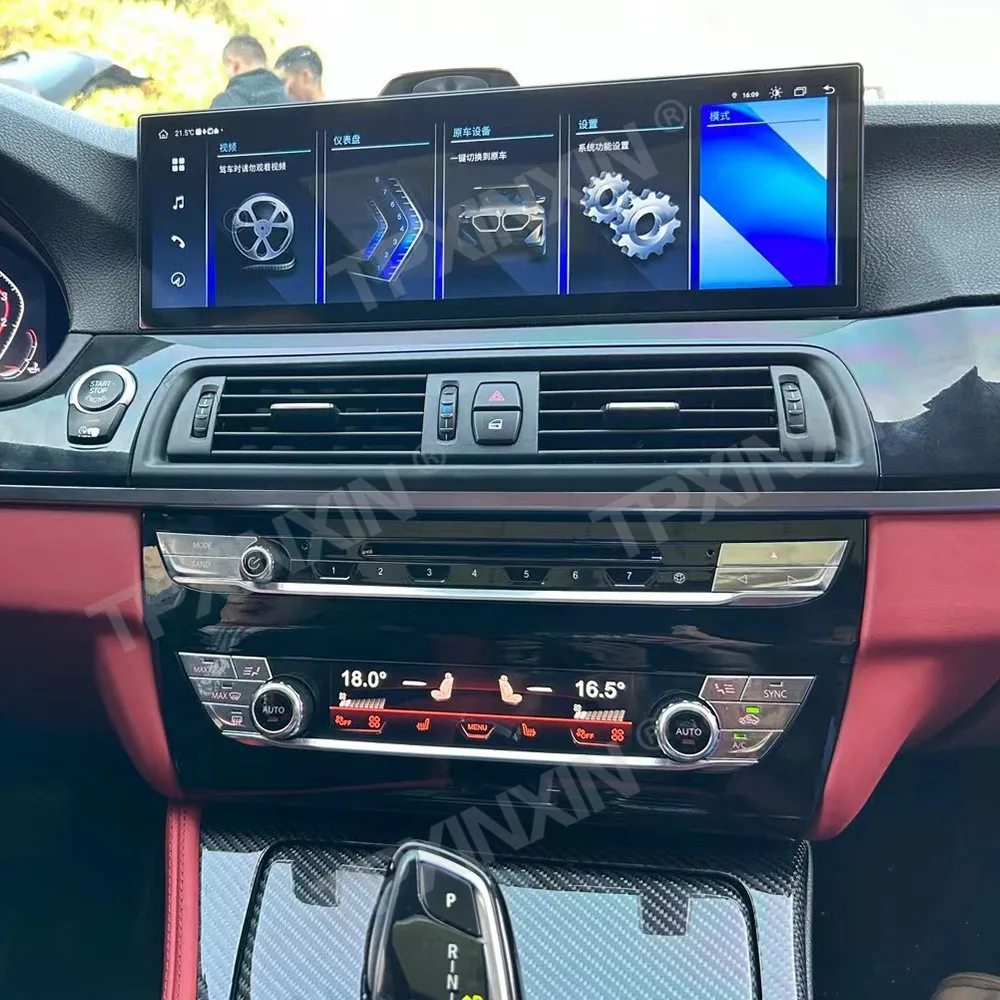 車のLCDタッチスクリーン,エアコンパネル,BMW 5シリーズ,f10,f18,2010