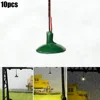10pcs OO/HO Scale Street Light Model Wall Lamp Posts Led Ceiling Lamps LED Street Light Sand Table Model Building Layout Supplie 1