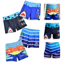 2024 Summer Cartoon Boys Swim Trunks Children Swimwear Pattern Toddler Kids Swimsuits Boys Elastic Waist Beach Shorts L-3XL 1