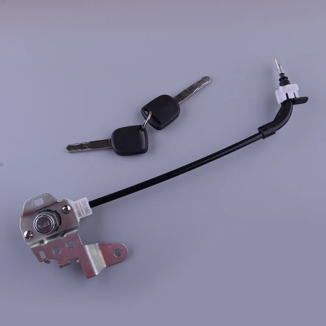 ด้านหน้าซ้ายประตูล็อคสายW/ 2 ปุ่ม 72185-SNA-A01 FitสำหรับHonda Civic 4 ประตู 2006 2007 2008 2009 2010 2011 1