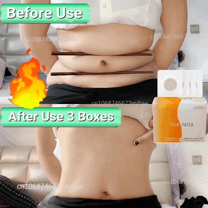 100 Actually Works Fat Burning Slim patch Navel Sticker Slimming