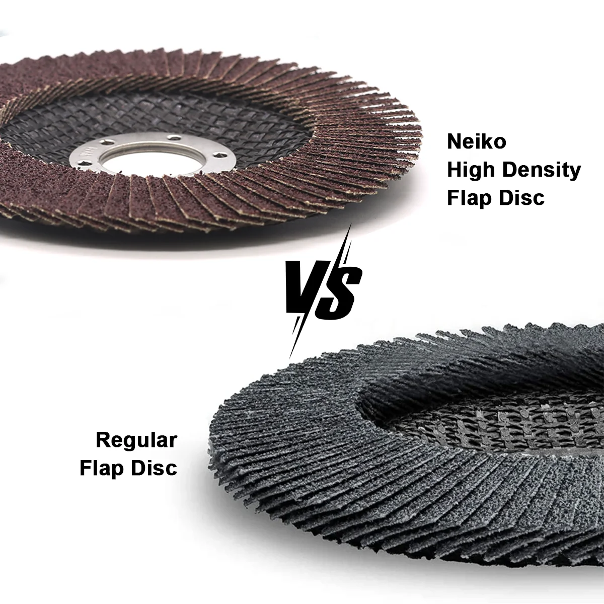 50pcs/set FLAP GRINDING SANDING DISCS 115mm 4.5" 40 60 80 120 GRIT ANGLE WHEEL