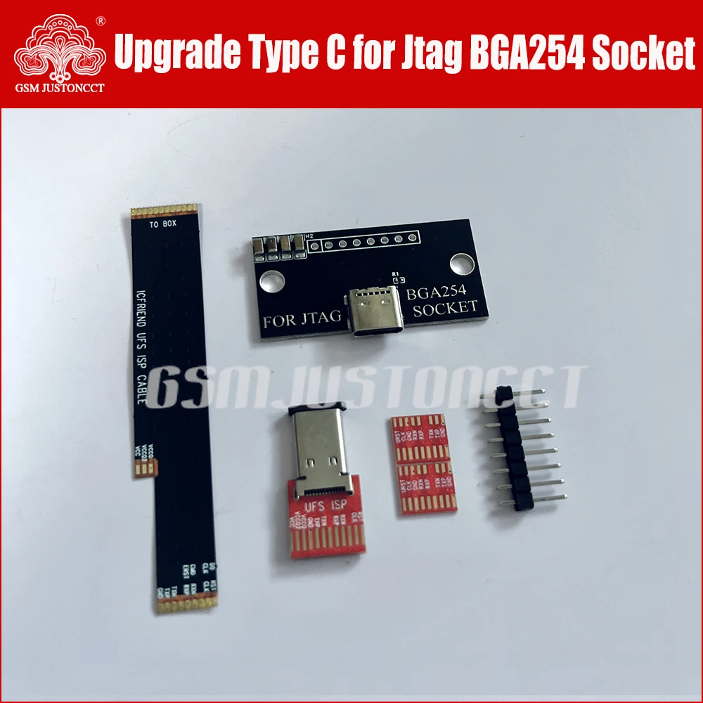 2026년형 오리지널 NEW 업그레이드 타입 C, 간편한 J-tag BGA254 소켓용