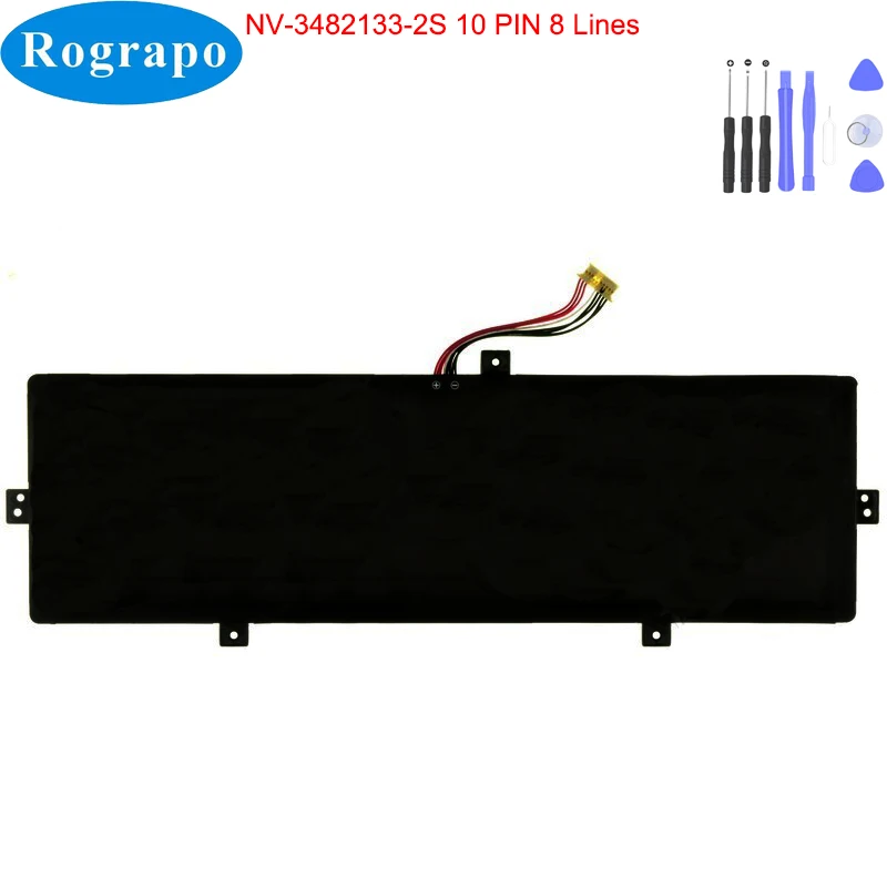 Nova 7.6v 5000mah Nv34821332s Bateria do Portátil para I-life Zed Air h3 10 Pin Plugue de Fio
