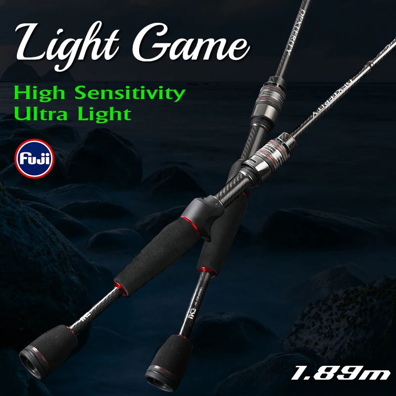 TSURINOYA189mLightGameFishingRodDEXTERITY632ULSpinningCasting