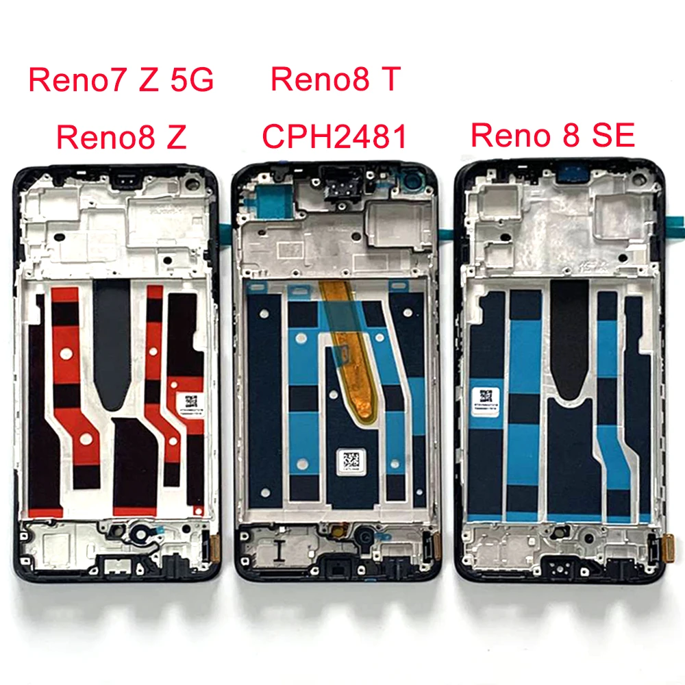 

Original Amoled For Oppo Reno 8T 4G 5G CPH2481 LCD Reno 8 Lite Display Screen Frame Touch Panel Digitizer For Reno 8Z 8SE