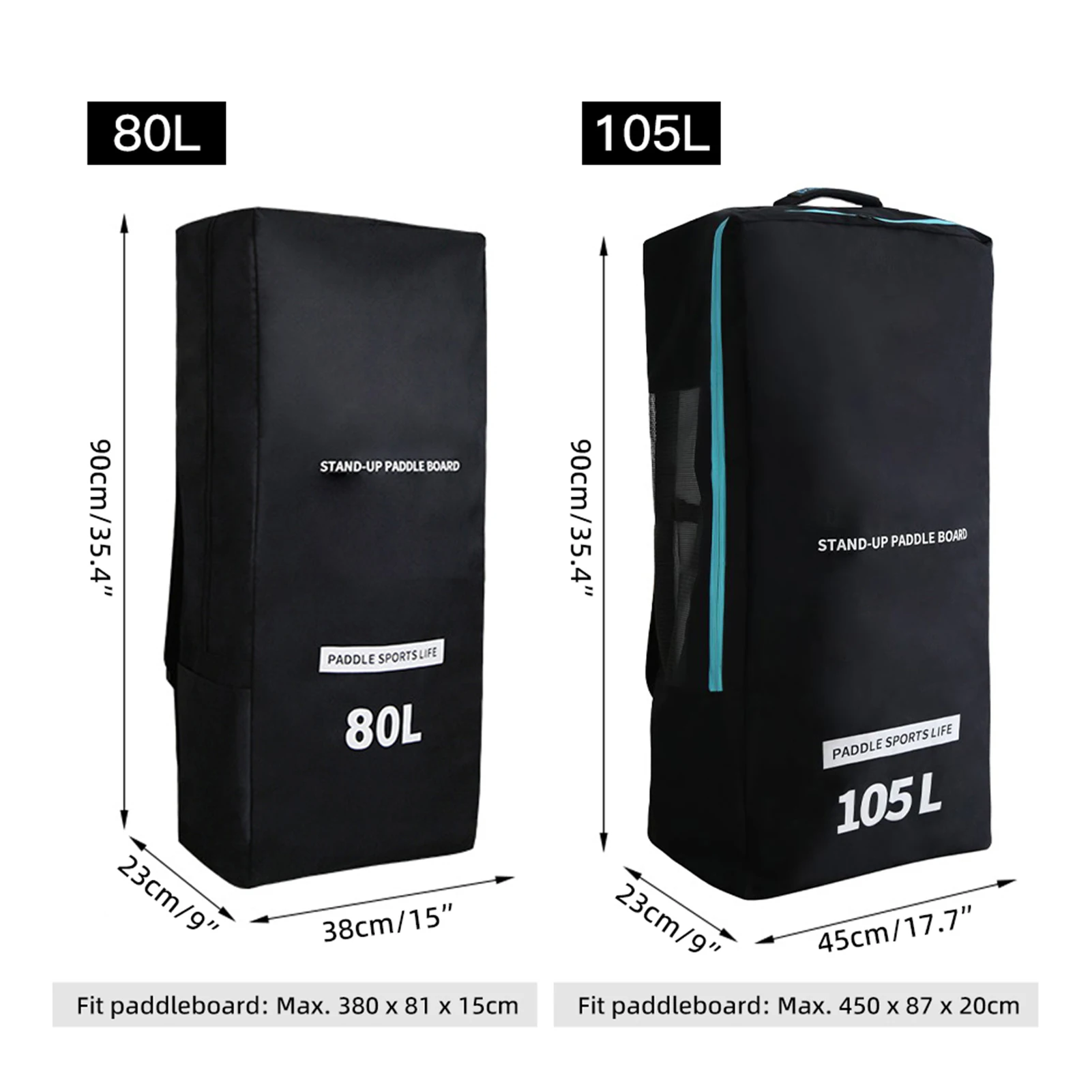 Inflatable Paddleboard Travel and Surf Backpack