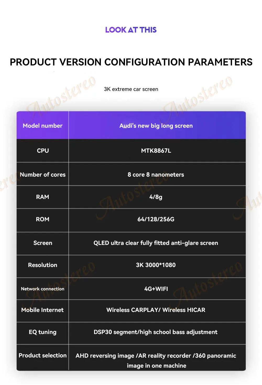 Carplay 14.9 Android 14 For Audi A6 A7 S6 S7 2012-2018 Car GPS Navigation Multim