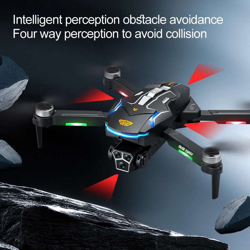 Drone S2 PRO 8K HD avec évitement d'obstacles, moteur brushless, pliable