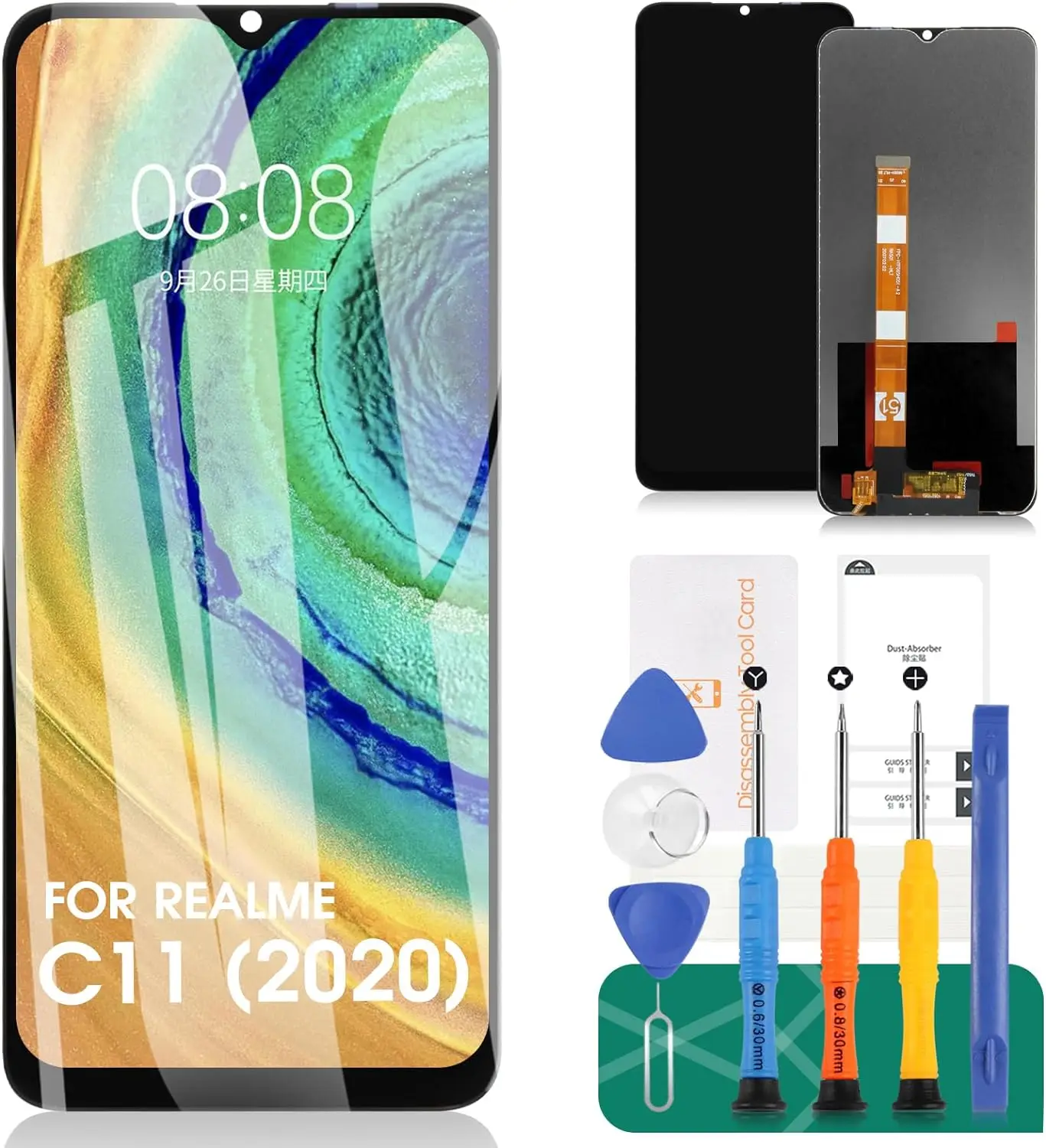 

Для Oppo Realme C11 2020 сменный экран для Realme C12 ЖК-дигитайзер для Oppo Realme C15 сенсорный экран дисплей в сборе Repla