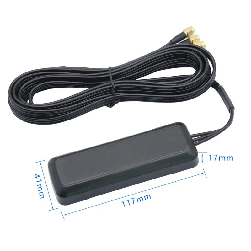 TS9 SMA RPSMA Tri-band 4G + GPS/BD + WiFi Combined Car Antenna With Filter Outdoor Positioning Signal Boost Amplifier Aerial