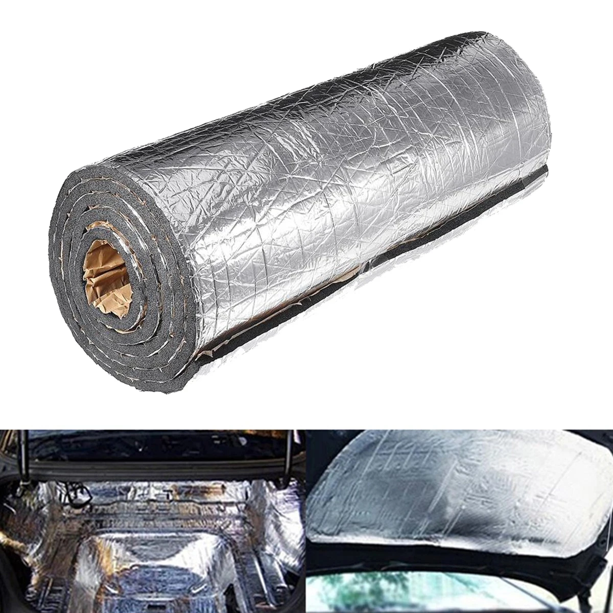 

Car Truck Firewall Heat Sound Deadener 200cmx50cm 7mm/10mm Noise Insulation Mat Wool Car Heat Sound Thermal Proofing Pad