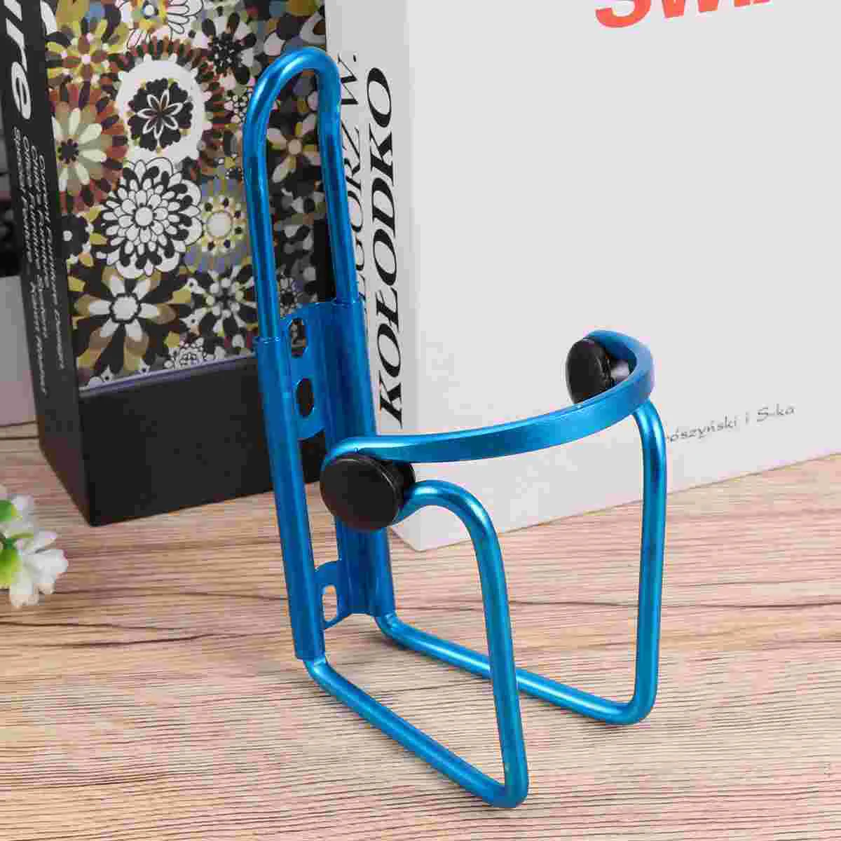 

Bike Water Bottle Holder Secure Retention Metal Bottle Cage Brackets with 2pcs Screws for Mountain Bikes Road Vehicles