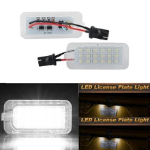 

2pc Canbus 3W SMD Xenon White Full LED Car Light Lamp LED License Plate Number Lights For Ford Ranger 2019~2020 6000k White 12V