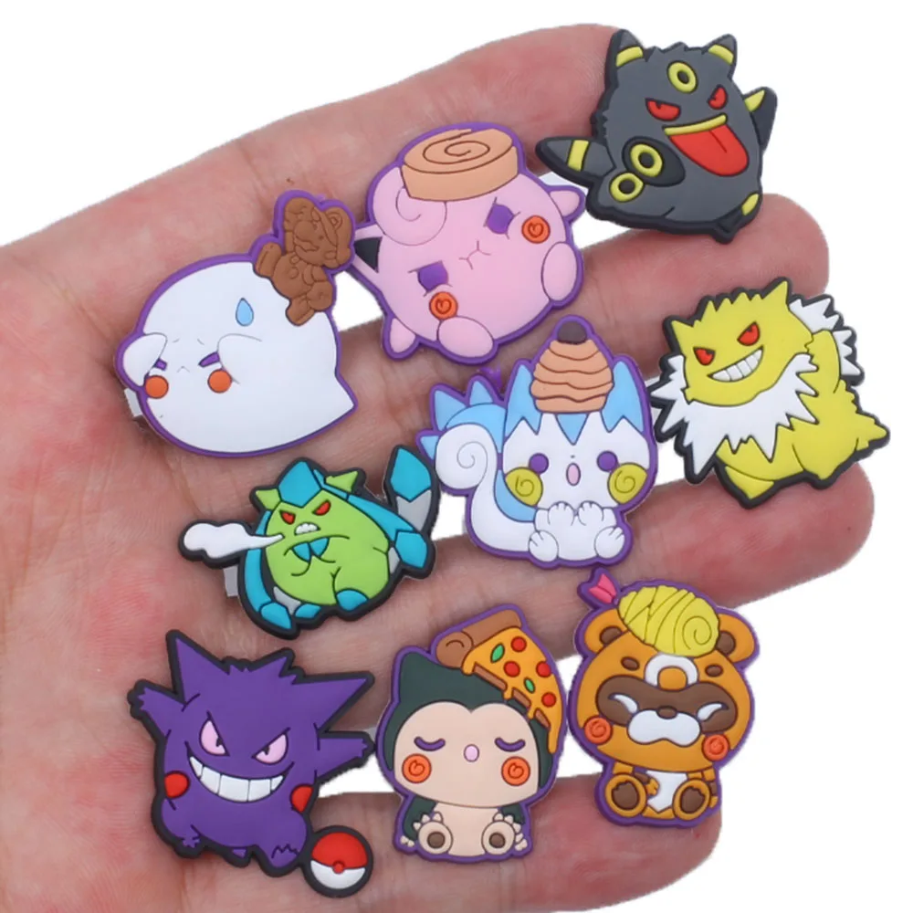 11-47pcs 슬라이드 샌들용 귀여운 시리즈 신발 참, 크리스마스 생일 선물 파티를 위한 PVC 신발 장식 액세서리