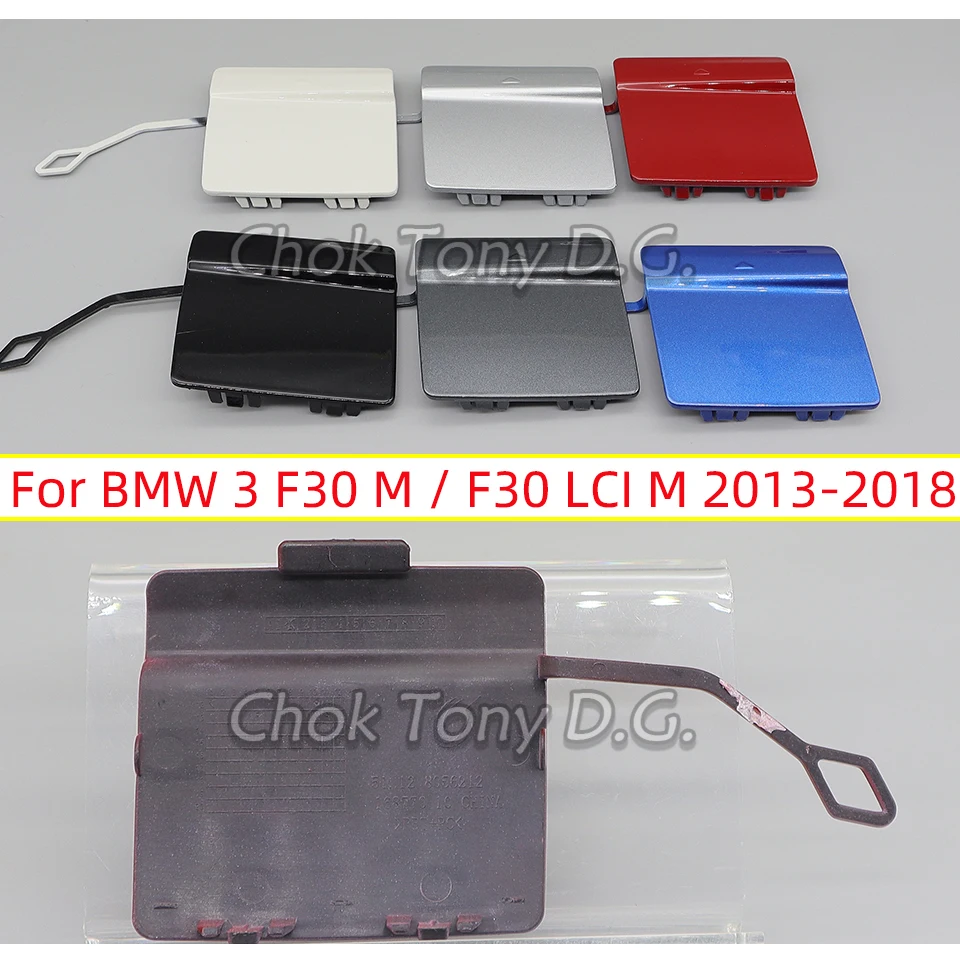 Rear Bumper Towing Hauling Shell Lid Trim for BMW Series 3 F30 / F31 / LCI M-Bumper 2012 2013 2014 2015