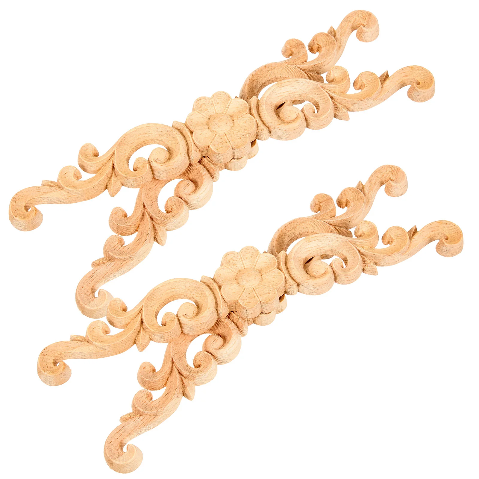 

Furniture Carved Applique Wood Carving Solid House Decorations for Home Household Appliques