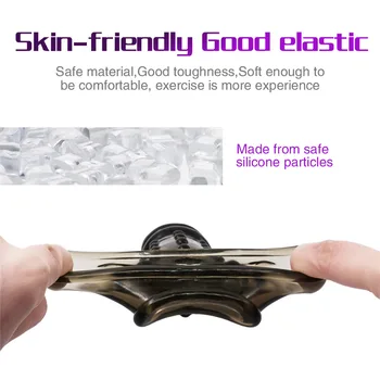 Penis Extender Cock Rings Delay Ejaculation Reusable Penis Condoms Dick Sleeve Silicone Glans Cover Enlargement Sex Toys For Men 3