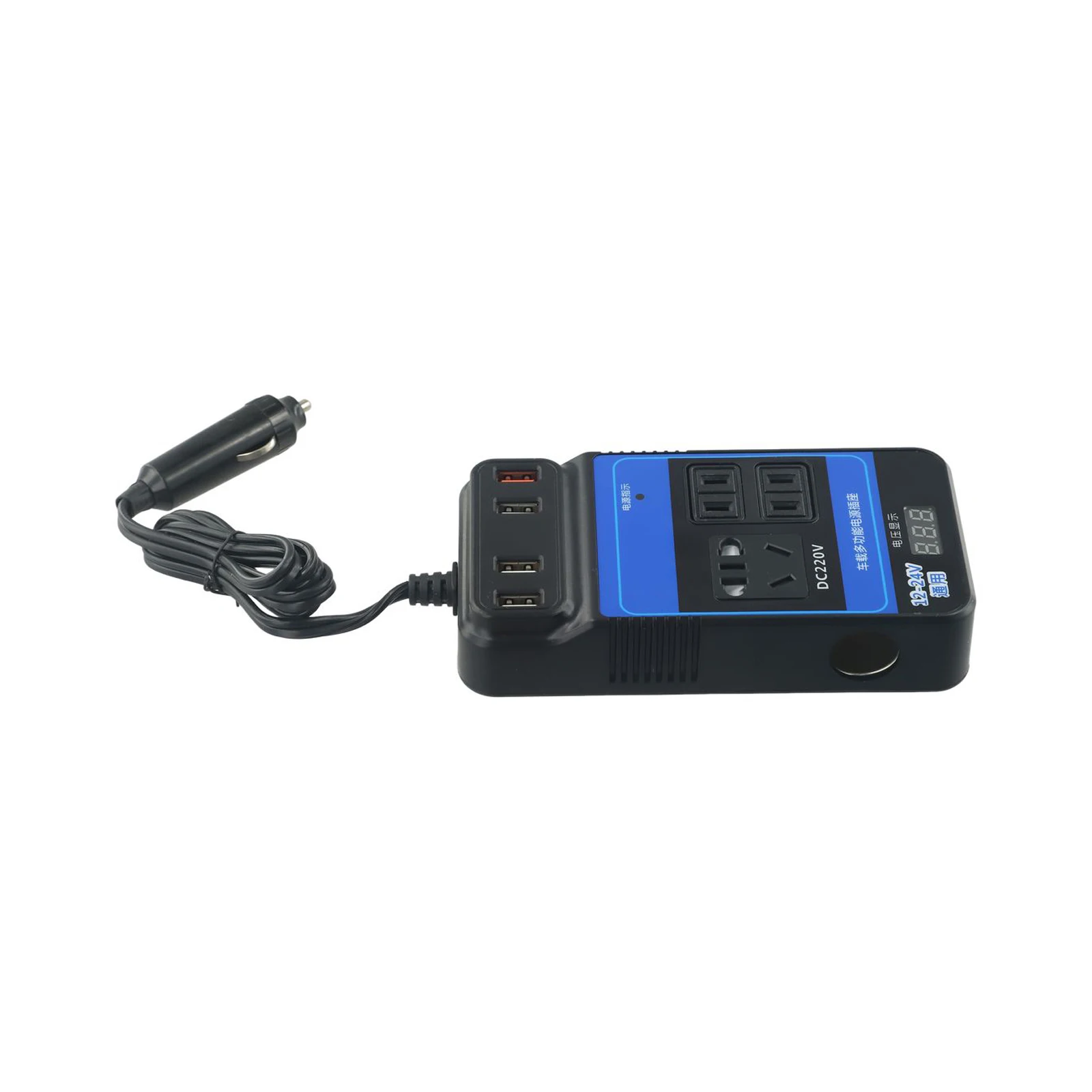 

Converter Trip Power Inverter Vehicle Car DC12V 24V To DC110V/220V LED Display Overcurrent Protection Universal New