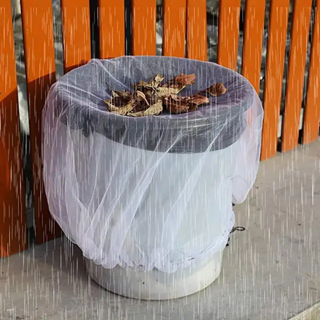 Víztartály Burkolat Nylon Egységes Színű Húzózsinór Hálófedél Összecsukható Állítható Újrahasznosítható Törésgátló Kertészeti Szemetes Táska Az Udvarra