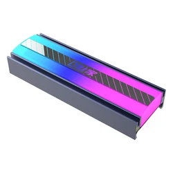 Teucer ARGB Aluminum NVME SSD Heatsink Radiator Cooler (M.2-ARGB)