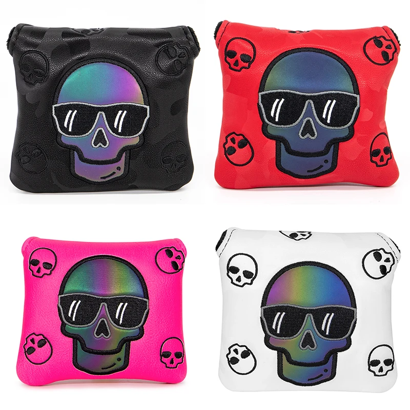 

Magnetic Closure Customized Golf Mallet Putter Covers Headcover Synthetic Leather Multi Style Color