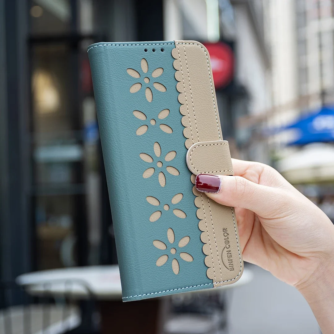Elegant Leather Wallet Flip Case & Silicone Cover - Premium Protection