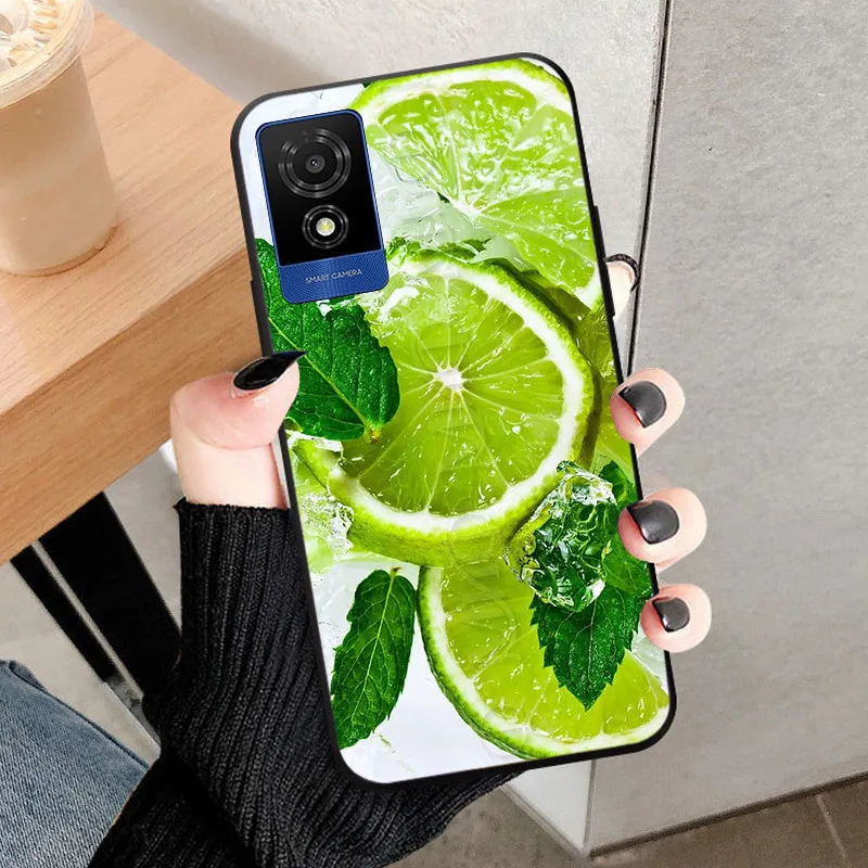 Soft Silicone Shockproof Case with Cool Wolf Design