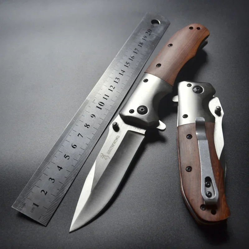 Folding Knife Outdoor Portable Folding Knife for Men High Hardness Survival Military Tactical Pocket Knives for Camping and Fishing