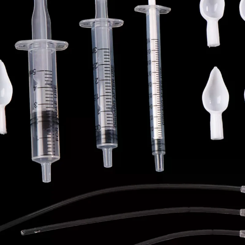 9/10Pcs Parrot Bird Feeding Dropper Hose Small Pet Feeder Needle Tube Liquid Injection Hose Spoon Kits