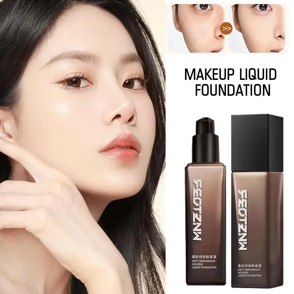 New Feotznw Soft Yarn Makeup Holding Liquid Foundation Matte Concealer Waterproof Moisturizing Air Cushion Facial Cosmetics 5