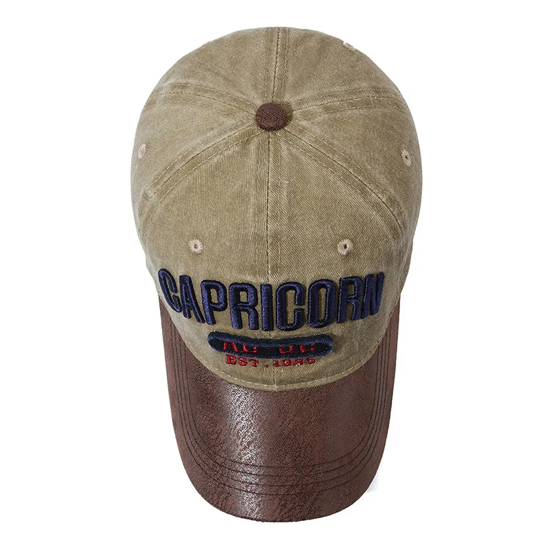 Retro Letter Embroidery Baseball Caps Spring Summer Men Women Cotton Adjustable Casual Hat Hip Hop Streetwear Sun Hats