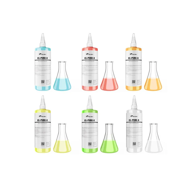 Bykski-líquido Térmico Anti-corrosão para pc Water Cooling System Computer Coolant Milkshake Blue Green Yellow Cl-pure-x 500ml - Imagem 2