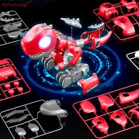 Cartoon DIY Assembling Dinosaur Tyrannosaurus Rex RC Animal Car 2024 Electric Toy Gift for Kids AC213 2